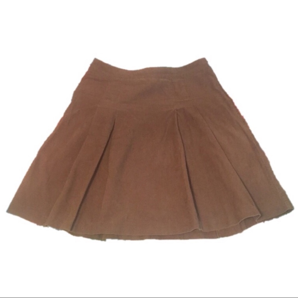 Brown Corduroy Skirt